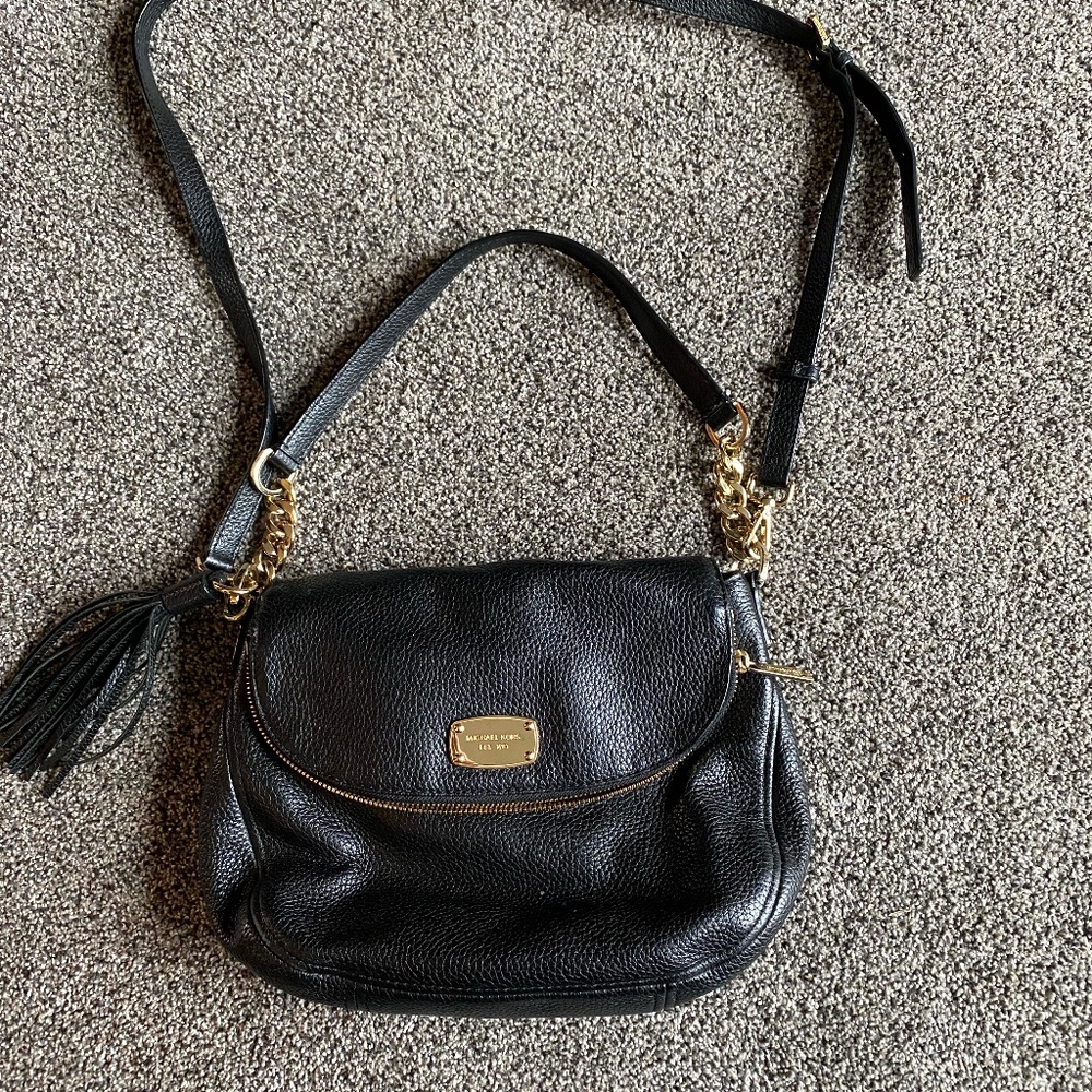 Michael Kors fold over crossbody bag
